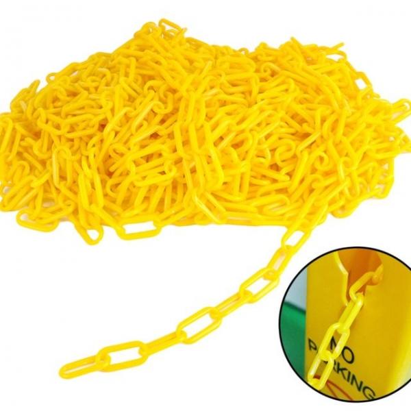 가드라인 플라스틱 체인 노랑색