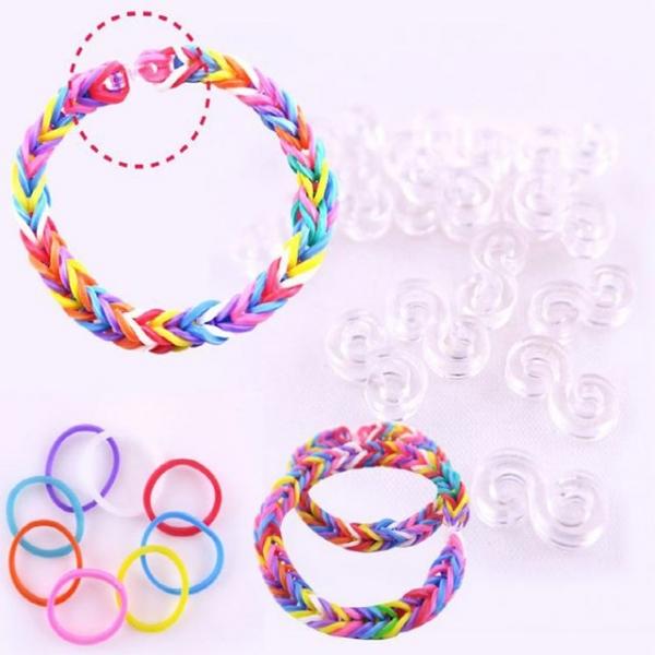 룸밴드 S자고리 대용량-약500개 룸밴드공예 재료