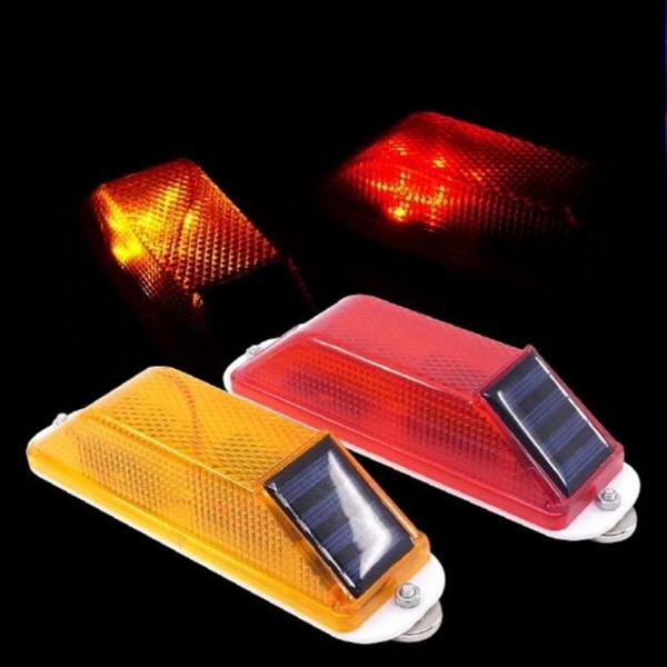 자동차 LED바 라이트 경광등 태양열 자석 램프 1구