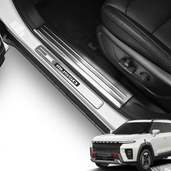 무쏘 EV 튜닝 도어스텝 몰딩