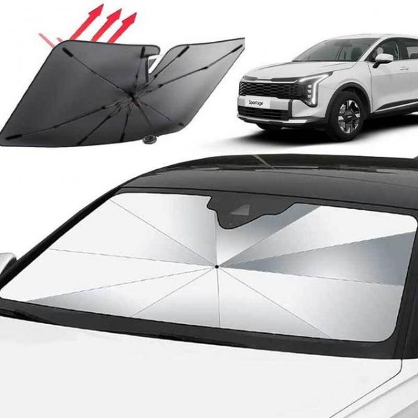 스포티지 우산형 햇빛가리개 링타입 블랙박스형