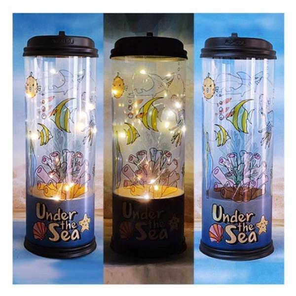 여름바다 led 무드등 2개 방과후 diy 단체수업 만들기