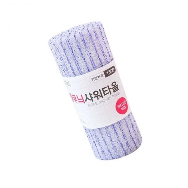 (set)맑은하루 줄무늬 샤워타올(부드러운 타입) 10개