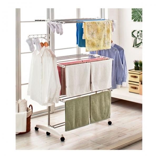 로빙 업그레이드 이동식 빨래건조대 고급 9565 -O