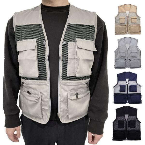 여름 다용도 매쉬 작업 조끼