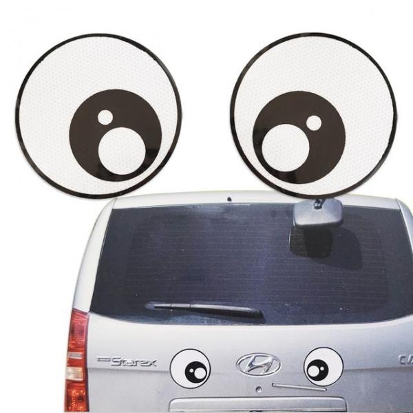 TNR 왕눈이 하이빔 스티커2P (중형 8014) 고휘도 반사