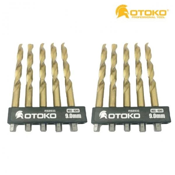 철판기리 전동날 HSS 4241 철임팩드릴비트 9.0mm 10pcs+1