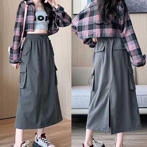 포켓A라인치마 NM-0268