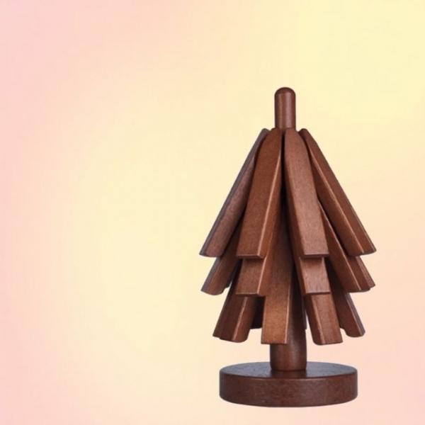 스탠딩 우드 냄비받침 세트 내열 받침대 3단폴딩 트리