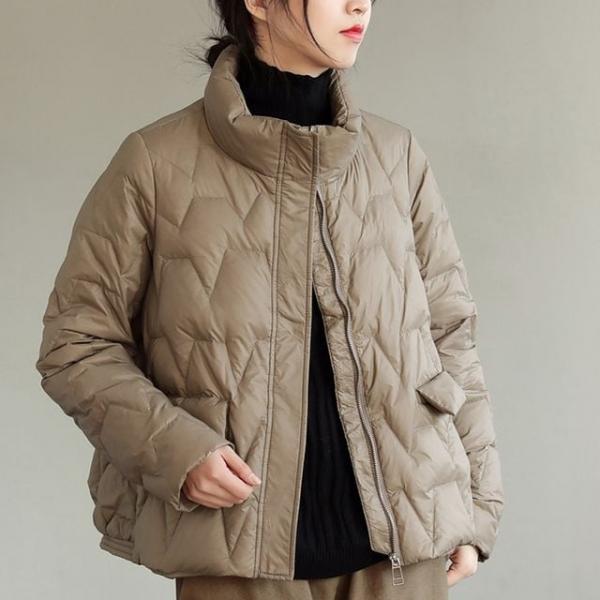 따뜻해 퀼팅 덕다운패딩