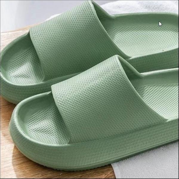 쿠션감 EVA 실내화 통굽 가벼운 층간소음방지 슬리퍼 욕실화