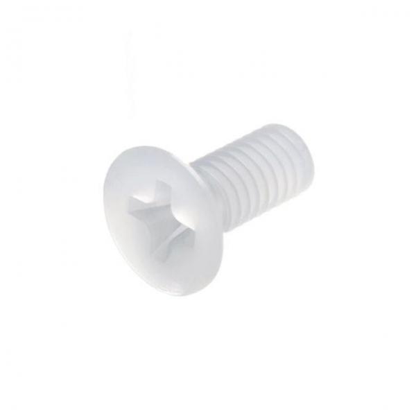 십자 접시머리볼트 PVDF 반투명 M4x10mm 100개(일본산)