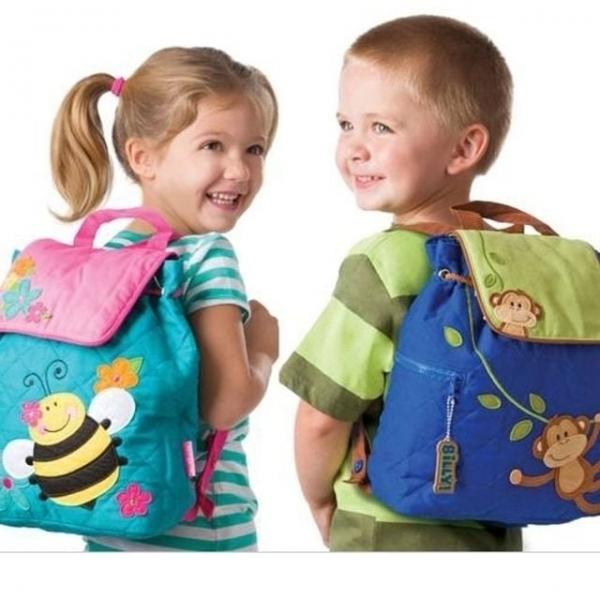 스테판조셉 키즈 어린이 초등학생 유아동 퀼트 누빔 어린이집 유치원 다용도 동물 캐릭터 백팩