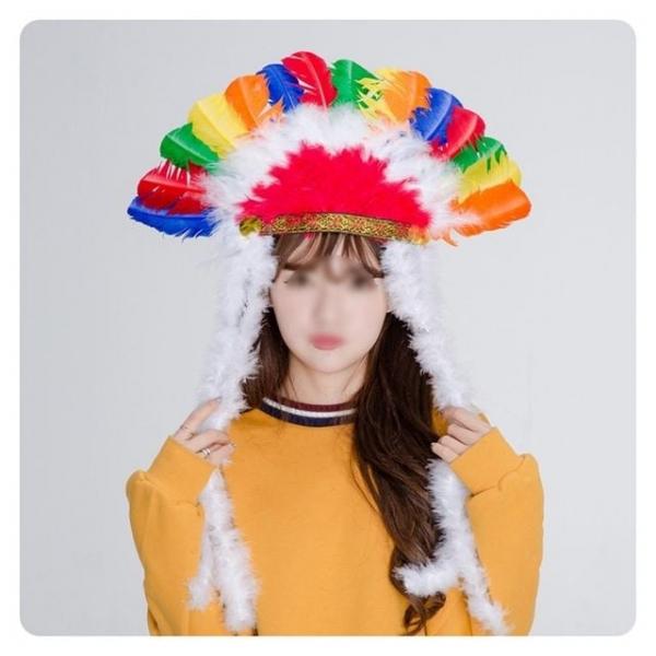 PWM - DK 인디언추장모자(고급)파티모자