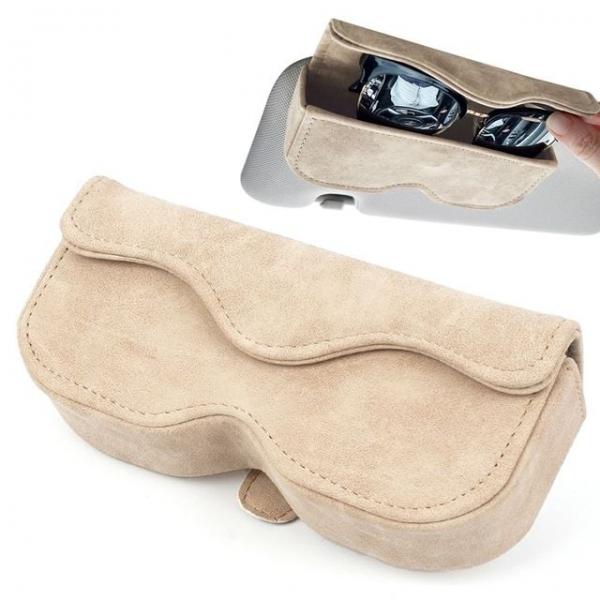 차량용 선글라스 케이스 아이보리 거치대 수납 안경