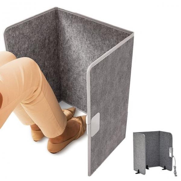 파티션 히터 발난로 접이식 사무실 책상밑 다리 난로