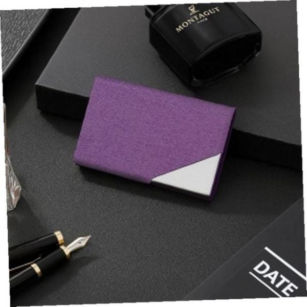 명함지갑 맨포스심플명함케이스(퍼플)비즈니스명함지갑