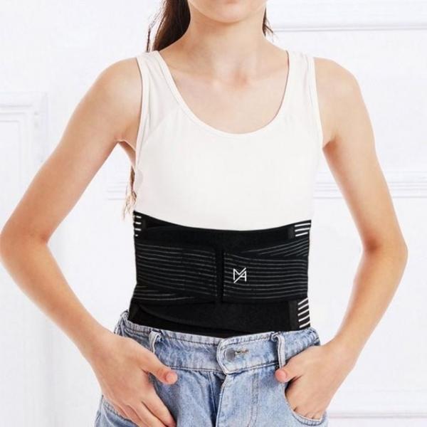 주니어 학생 바른 자세 허리 보호 서포터 밴드