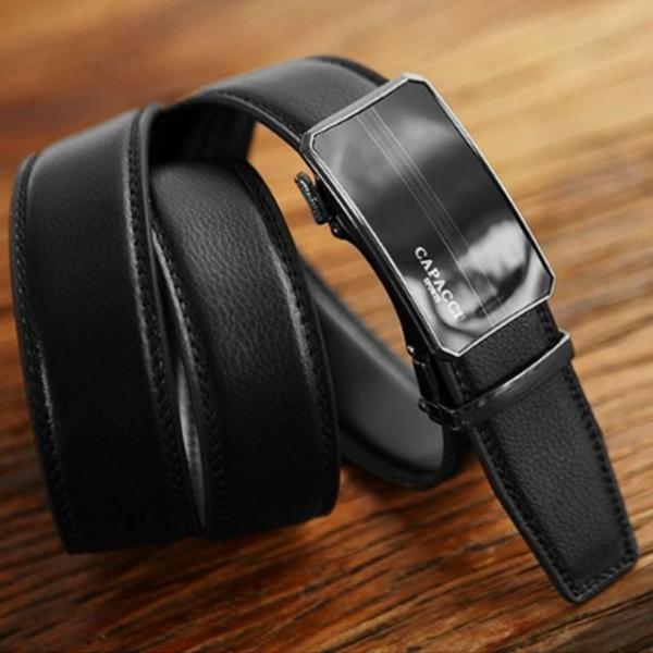 벨트 혁띠 가죽 정장 벨트 허리띠 버클 블랙