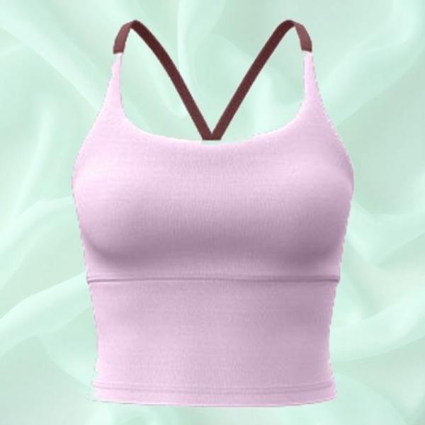 착붙는 편안한 스트레칭 민소매 부드러운 브라탑