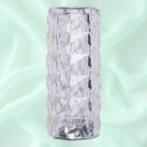 수유등 3색변환 아크릴 크리스탈 테이블  무드등