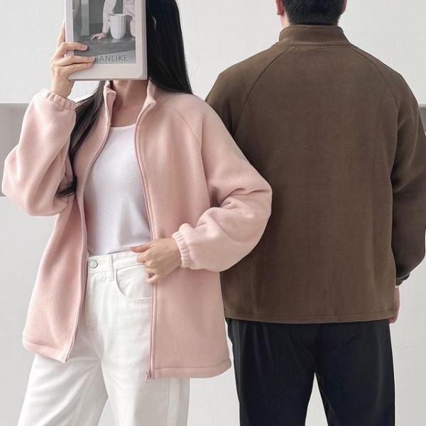 본켈 남녀 캠크루 양털 후리스 집업 자켓 SD-251041