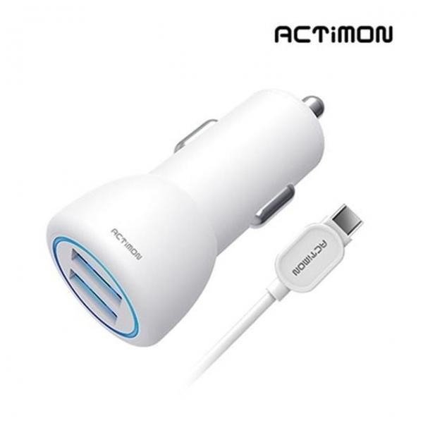 HK-M 차량용충전기 USB2구 2.4A (C핀)