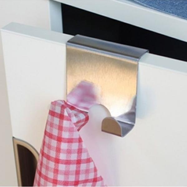 다용도 스텐 도어후크2구 2세트 수건걸이 장갑걸이
