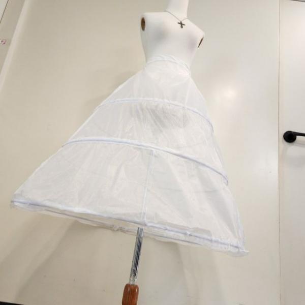 3단 와이어 볼륨 패치 드레스 속치마 패티코트