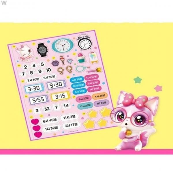 학산문화사 위시캣 시계 달력 놀이북