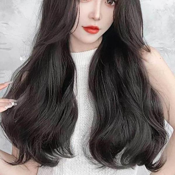 붙임머리 가발 60cm 머리카락 고열사