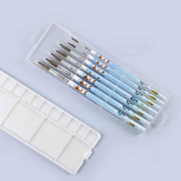 붓 팔레트 블루 10개 팔레트케이스 미술놀이세트 미술세트