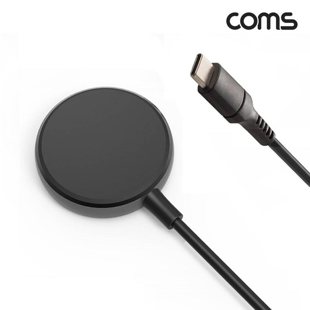 G Power 갤럭시 워치 무선충전기 1M 블랙 Type C 5V-1A 이상 SR2489