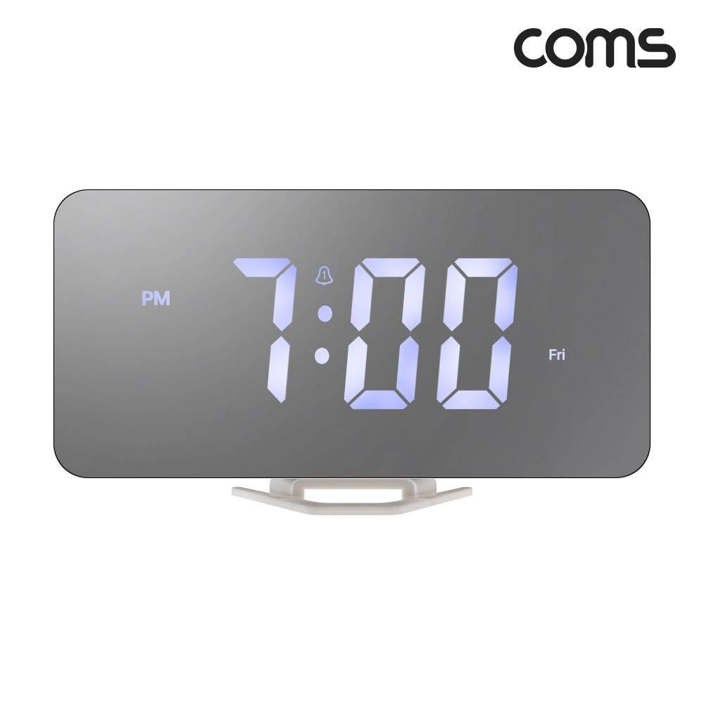 미러 LED 디지털 시계 BD893