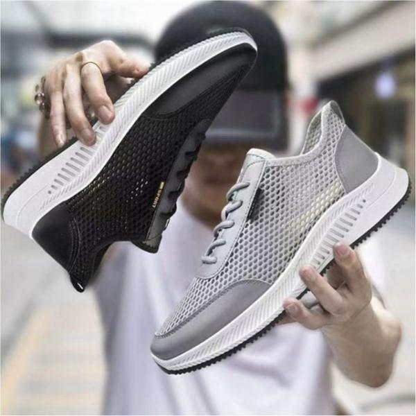 남성 메쉬운동화 여름 망사 가벼운 러닝화 통기성 2색