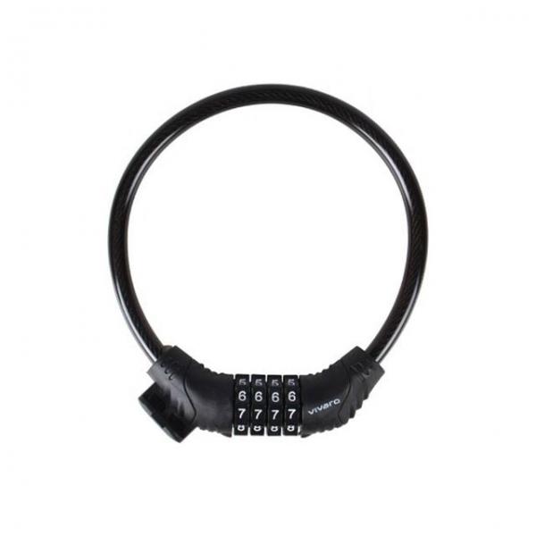 bns 비바로 PVC 자전거 자물쇠 8x400mm 킥보드/유모차/오토바이/도난방지/잠금장치