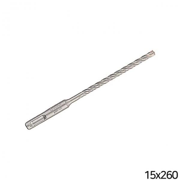 bns 보쉬 SDS PLUS 5X 4날 햄머드릴비트 15x260mm 타공/콘크리트/철근/기리/천공
