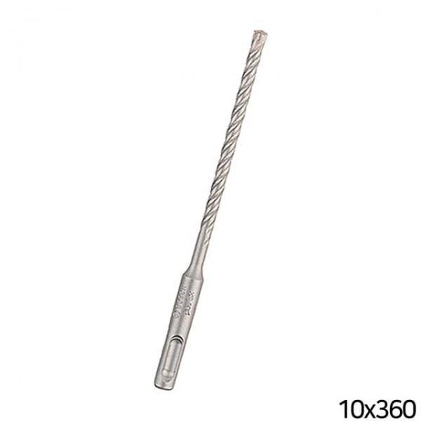 bns 보쉬 SDS PLUS 5X 4날 햄머드릴비트 10x360mm 타공/콘크리트/철근/기리/천공