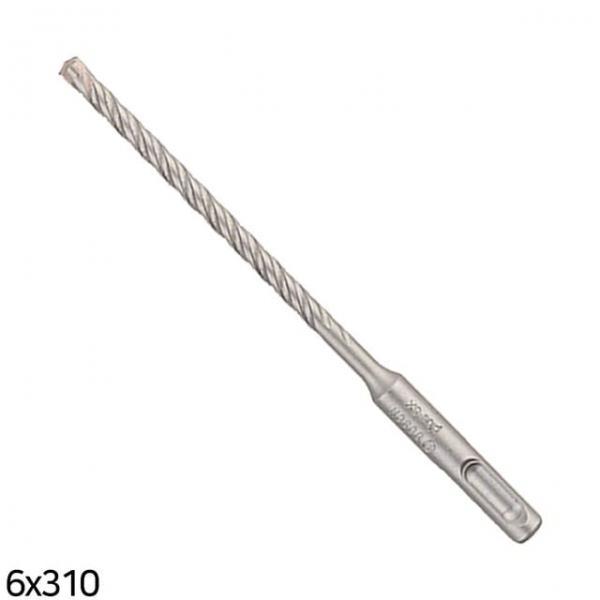 bns 보쉬 SDS PLUS 5X 4날 햄머드릴비트 6x310mm 타공/콘크리트/철근/기리/천공