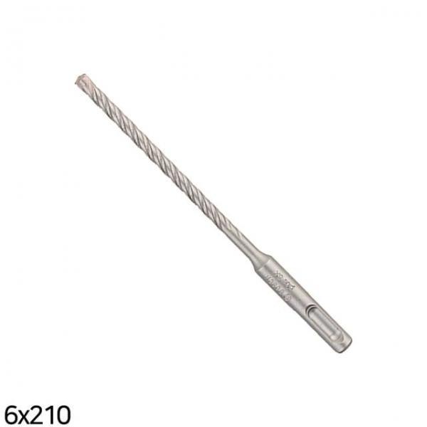 bns 보쉬 SDS PLUS 5X 4날 햄머드릴비트 6x210mm 타공/콘크리트/철근/기리/천공