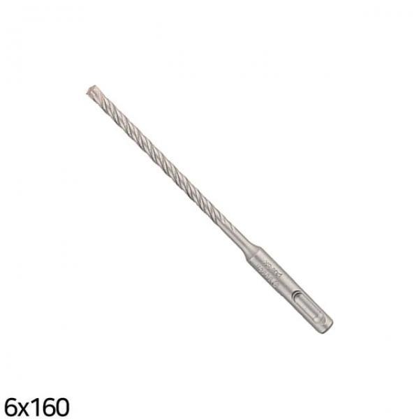 bns 보쉬 SDS PLUS 5X 4날 햄머드릴비트 6x160mm 타공/콘크리트/철근/기리/천공