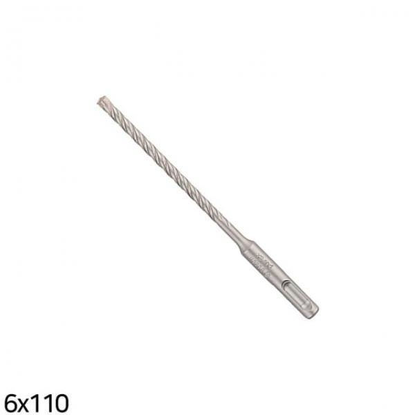 bns 보쉬 SDS PLUS 5X 4날 햄머드릴비트 6x110mm 타공/콘크리트/철근/기리/천공