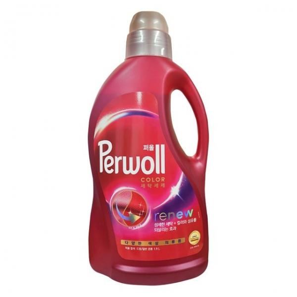 헨켈 퍼울 세탁세제 컬러 색상옷 세탁세제 1.9L 용기