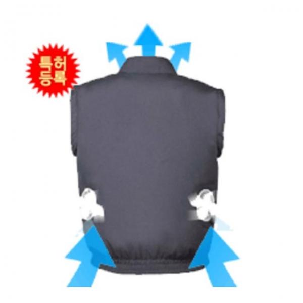 아이스뱅크_냉풍조끼 곤색 B type /B-N2007