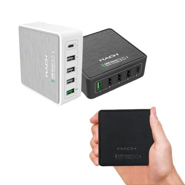 멀티 컴팩트 초고속충전기 QC-025PT 멀티탭 포트 5개