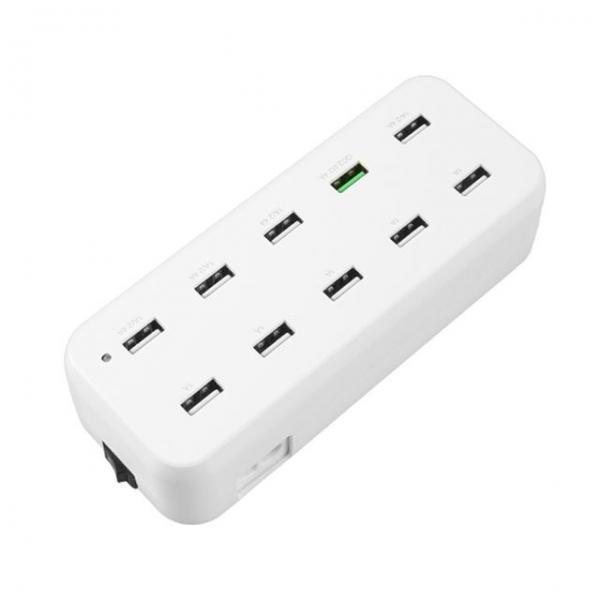10포트 멀티충전기 White QC 2.0 LS415