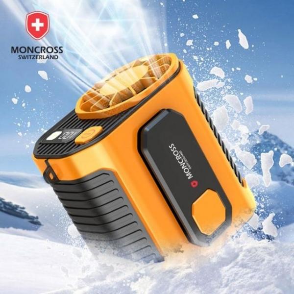 몽크로스 허리 선풍기 M336 휴대용 미니 고속 클립팬 탁상 선풍기 목걸이 핸드 손풍기 목풍기 핸드