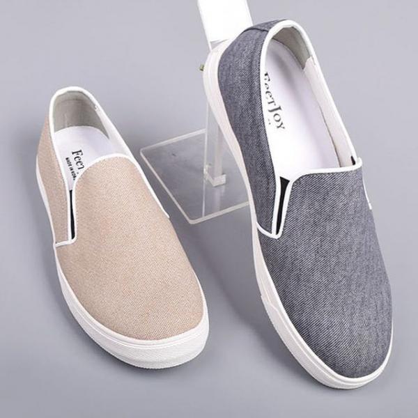 캐주얼 운동화 남성 슬립온 신발 트렌드 학생 단화