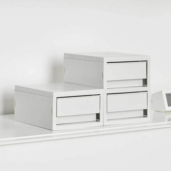 소형 정리함 2단 아이방 학용품 정리 수납 공예