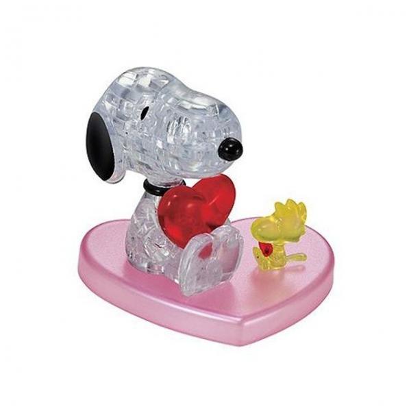 크리스탈 3D 입체 퍼즐 스누피허그허트